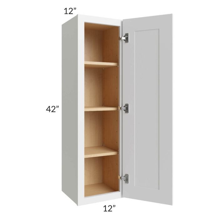 RTA Bayville White 12" x 42" Wall Cabinet
