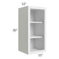 RTA Bayville White 15" x 30" Wall Open Cabinet