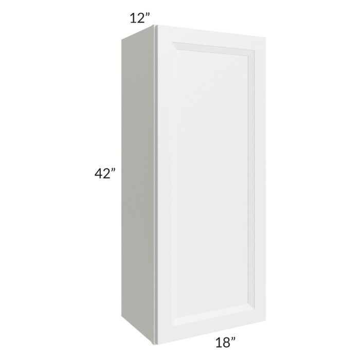 RTA Bayville White 18" x 42" Wall Cabinet