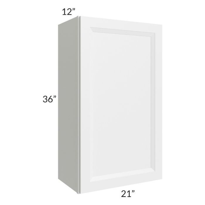 RTA Bayville White 21" x 36" Wall Cabinet