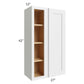 RTA Bayville White 27" x 42" Wall Blind Cabinet