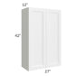 RTA Bayville White 27" x 42" Wall Cabinet