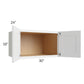RTA Bayville White 30" x 18" x 24" Wall Cabinet