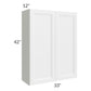 RTA Bayville White 33" x 42" Wall Cabinet