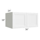 RTA Bayville White 36" x 18" x 24" Wall Cabinet