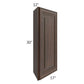 RTA Biscotti Cafe Glazed 12" x 30" Wall End Angle Cabinet