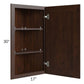 RTA Biscotti Cafe Glazed 12" x 30" Wall End Angle Cabinet