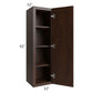 RTA Biscotti Cafe Glazed 12" x 42" Wall Cabinet