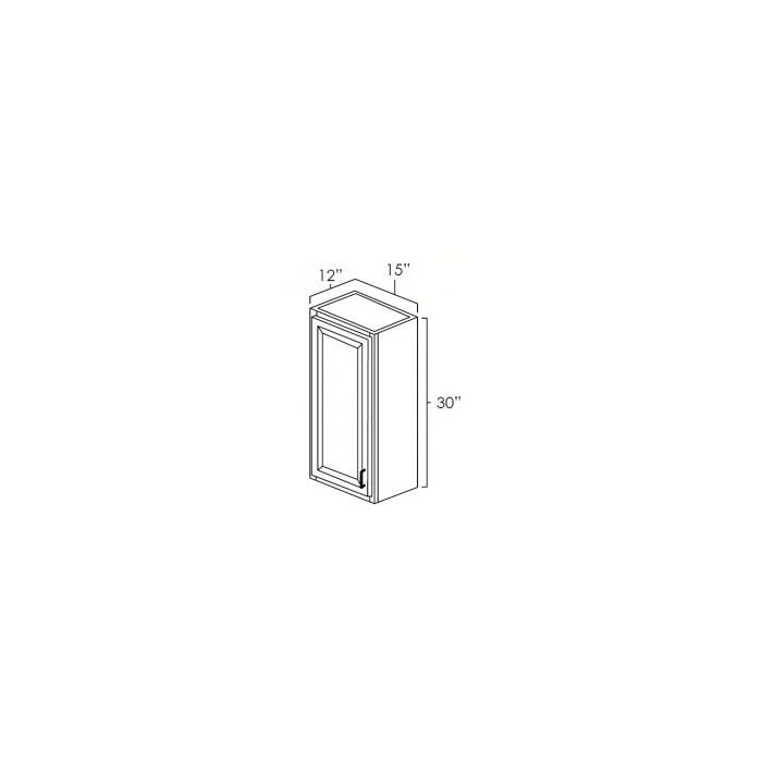 RTA Biscotti Cafe Glazed 15" x 30" Wall Cabinet