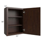 RTA Biscotti Cafe Glazed 21" x 30" Wall Cabinet