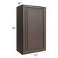 RTA Biscotti Cafe Glazed 21" x 36" Wall Cabinet