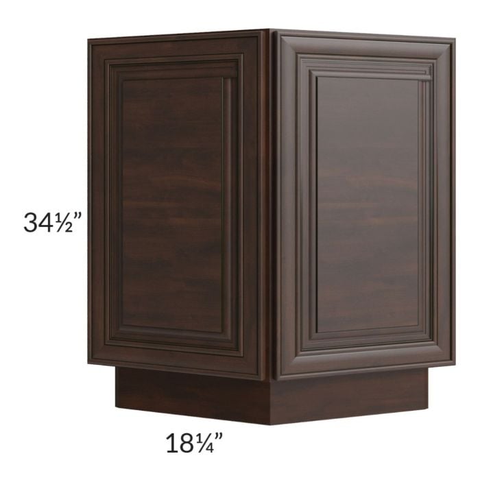RTA Biscotti Cafe Glazed 24" Base End Angle Cabinet