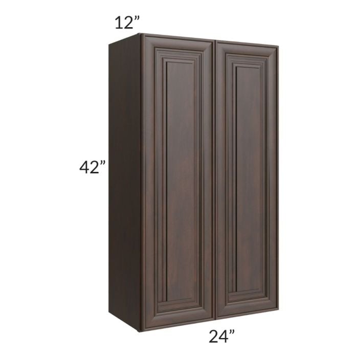 RTA Biscotti Cafe Glazed 24" x 42" Wall Cabinet