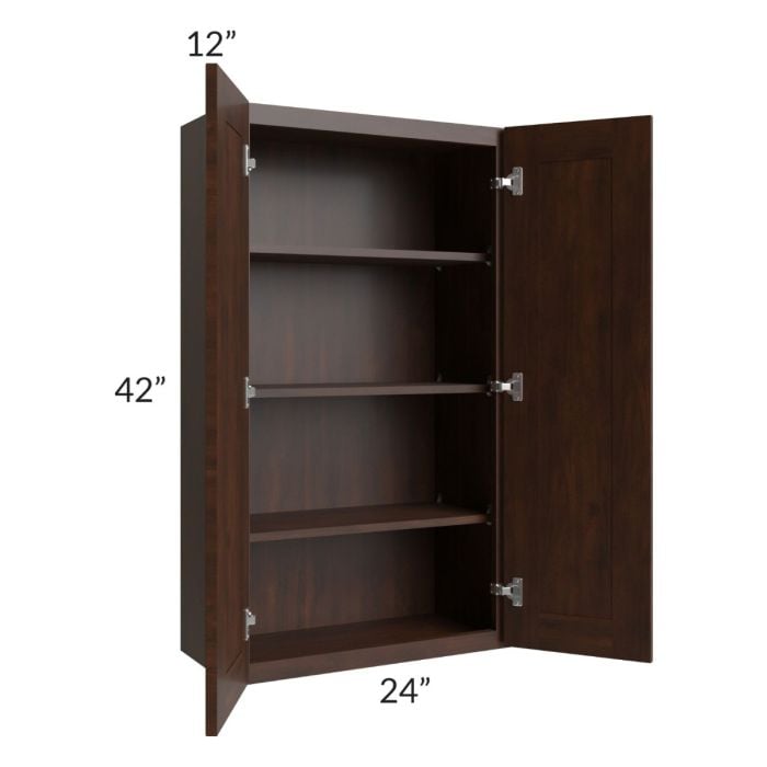 RTA Biscotti Cafe Glazed 24" x 42" Wall Cabinet