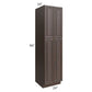 RTA Biscotti Cafe Glazed 24" x 90" Utility Cabinet with 4 Roll Out Trays
