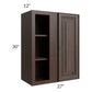 RTA Biscotti Cafe Glazed 27" x 30" Blind Corner Wall Cabinet
