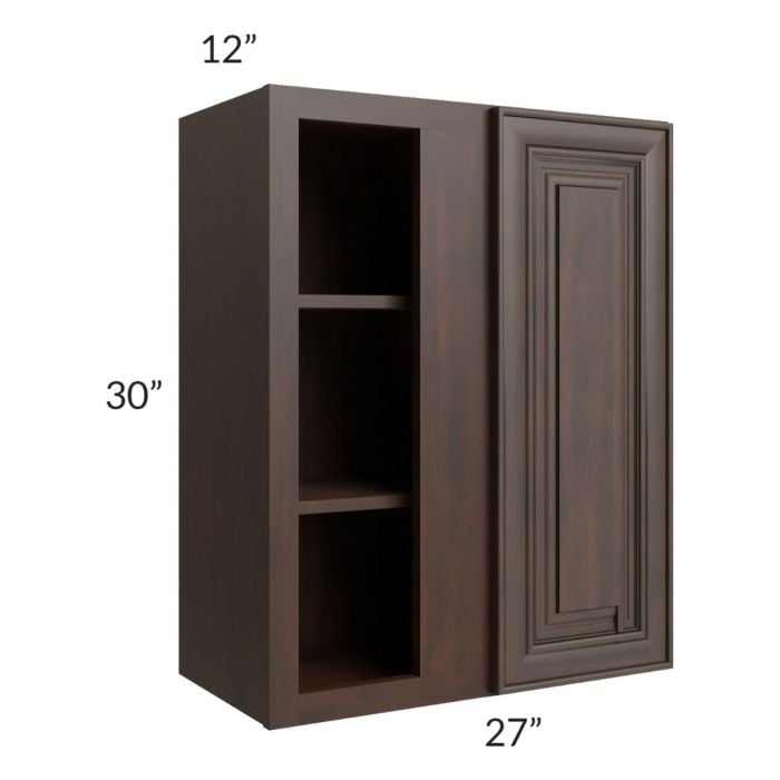 RTA Biscotti Cafe Glazed 27" x 30" Blind Corner Wall Cabinet
