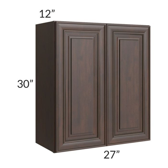 RTA Biscotti Cafe Glazed 27" x 30" Wall Cabinet