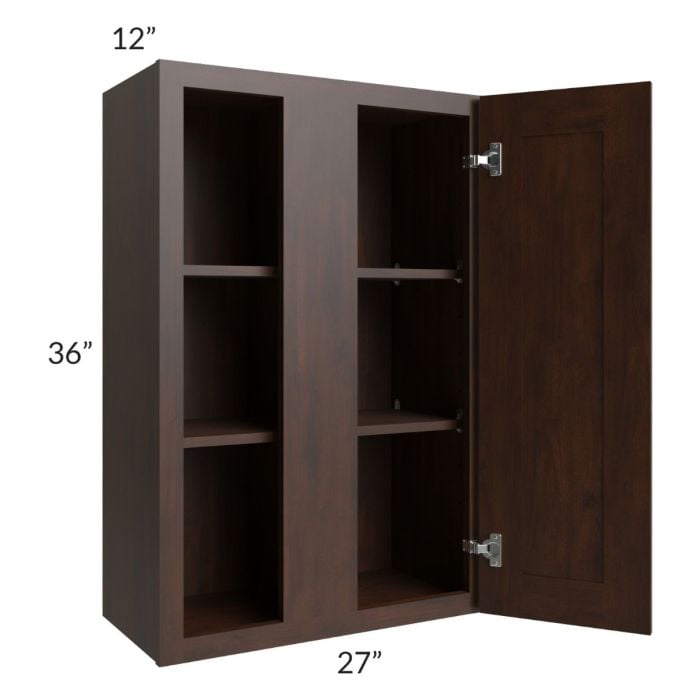 RTA Biscotti Cafe Glazed 27" x 36" Blind Corner Wall Cabinet
