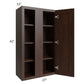 RTA Biscotti Cafe Glazed 27" x 42" Blind Corner Wall Cabinet