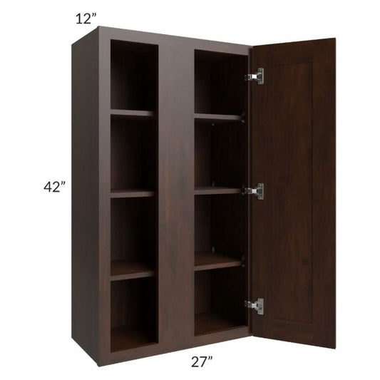 RTA Biscotti Cafe Glazed 27" x 42" Blind Corner Wall Cabinet