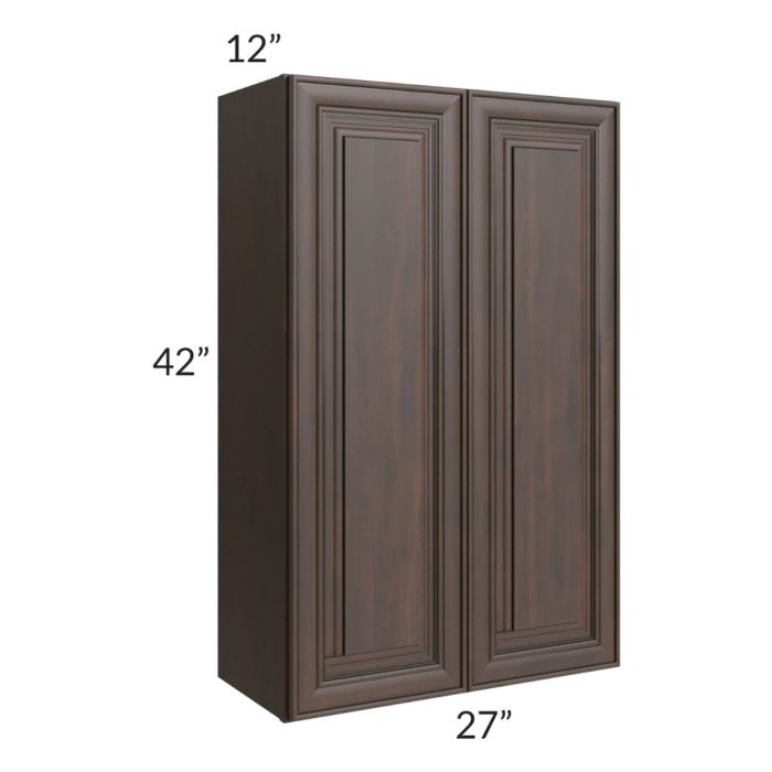 RTA Biscotti Cafe Glazed 27" x 42" Wall Cabinet
