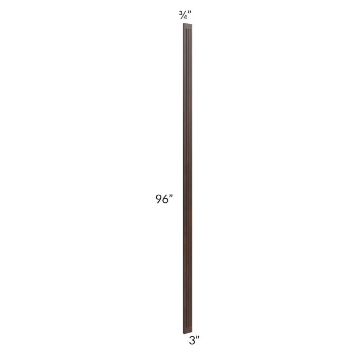 RTA Biscotti Cafe Glazed 3" x 96" Fluted Wall Filler