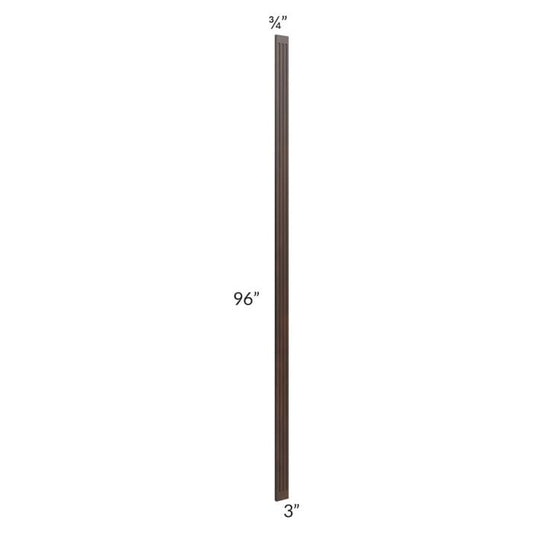 RTA Biscotti Cafe Glazed 3" x 96" Fluted Wall Filler