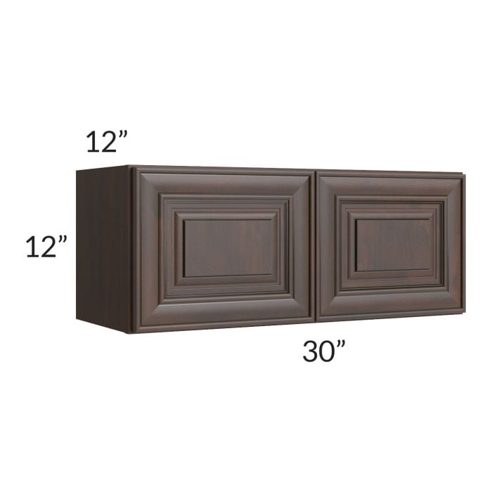 RTA Biscotti Cafe Glazed 30" x 12" Wall Cabinet