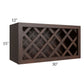 RTA Biscotti Cafe Glazed 30" x 15" Lattice Wine Rack