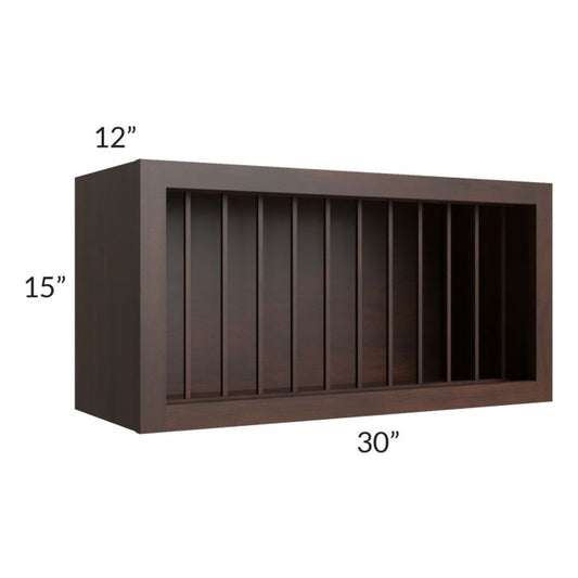 RTA Biscotti Cafe Glazed 30" x 15" Plate Rack