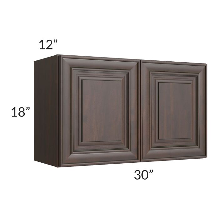 RTA Biscotti Cafe Glazed 30" x 18" Wall Cabinet