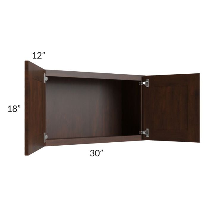 RTA Biscotti Cafe Glazed 30" x 18" Wall Cabinet