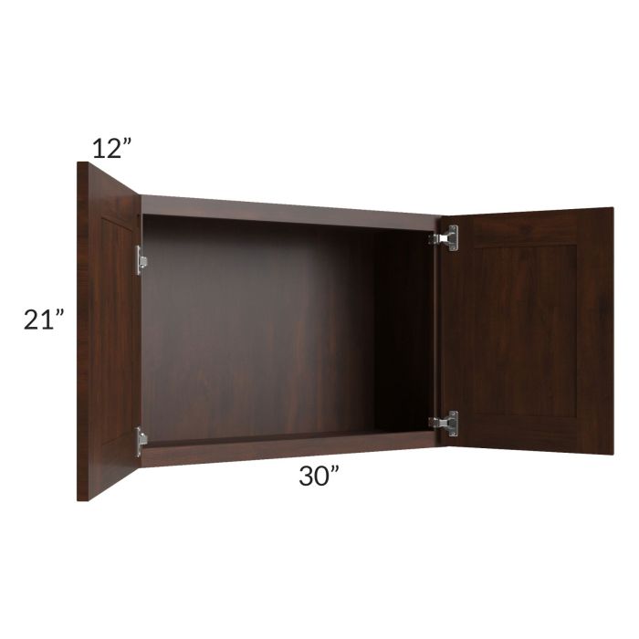 RTA Biscotti Cafe Glazed 30" x 21" Wall Cabinet