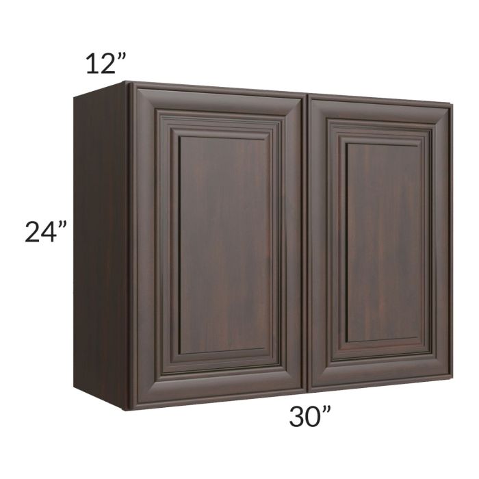 RTA Biscotti Cafe Glazed 30" x 24" Wall Cabinet