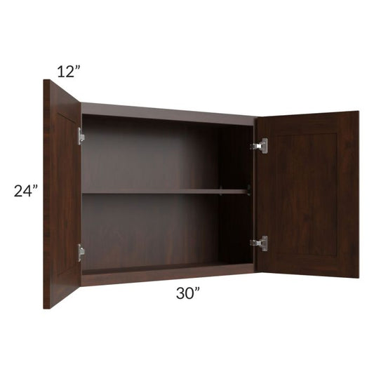 RTA Biscotti Cafe Glazed 30" x 24" Wall Cabinet