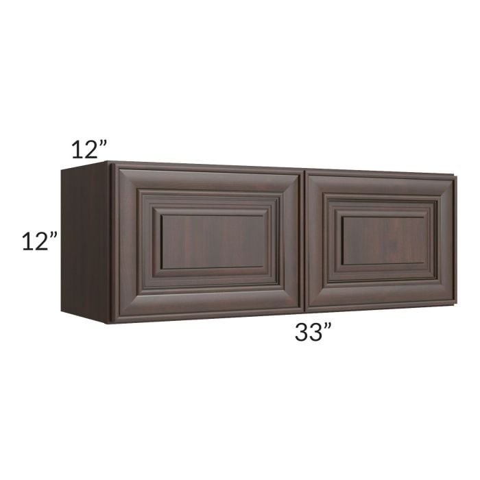 RTA Biscotti Cafe Glazed 33" x 12" Wall Cabinet