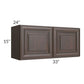 RTA Biscotti Cafe Glazed 33" x 15" x 24" Refrigerator Wall Cabinet