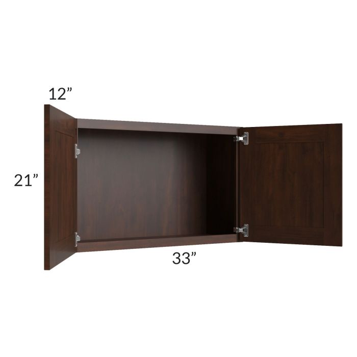 RTA Biscotti Cafe Glazed 33" x 21" Wall Cabinet