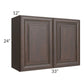 RTA Biscotti Cafe Glazed 33" x 24" Wall Cabinet