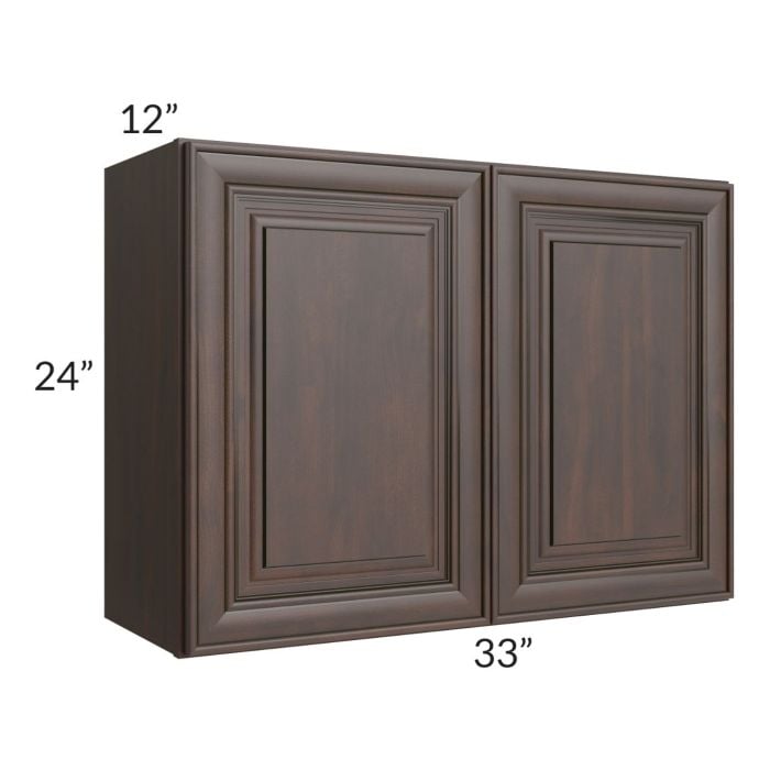 RTA Biscotti Cafe Glazed 33" x 24" Wall Cabinet