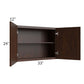 RTA Biscotti Cafe Glazed 33" x 24" Wall Cabinet