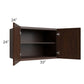 RTA Biscotti Cafe Glazed 33" x 24" x 24" Refrigerator Wall Cabinet