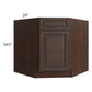 RTA Biscotti Cafe Glazed 36" Diagonal Corner Sink Base Cabinet