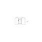RTA Biscotti Cafe Glazed 36" Diagonal Corner Sink Base Cabinet