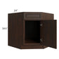 RTA Biscotti Cafe Glazed 36" Diagonal Corner Sink Base Cabinet