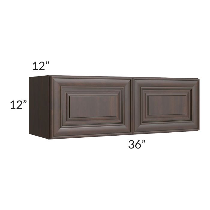 RTA Biscotti Cafe Glazed 36" x 12" Wall Cabinet