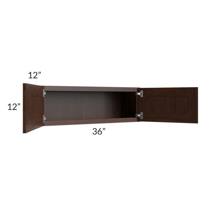 RTA Biscotti Cafe Glazed 36" x 12" Wall Cabinet