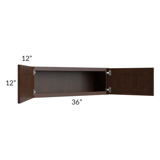 RTA Biscotti Cafe Glazed 36" x 12" Wall Cabinet
