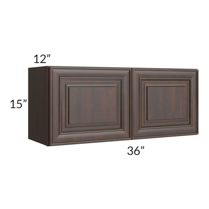 RTA Biscotti Cafe Glazed 36" x 15" Wall Cabinet